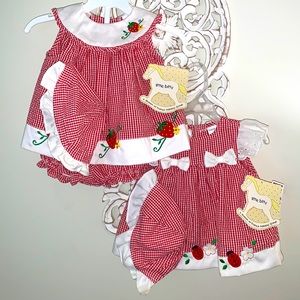 Set of 2 “little bitty” Baby 3 - piece sets